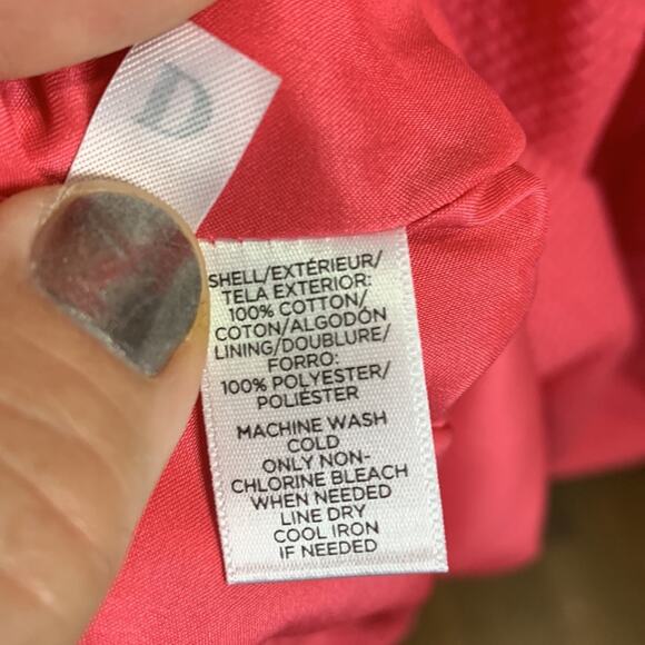 Loft Coral Sleeveless Barbiecore V-Neck Midi Dress New with tag W-707 Size 4 - Picture 6 of 9